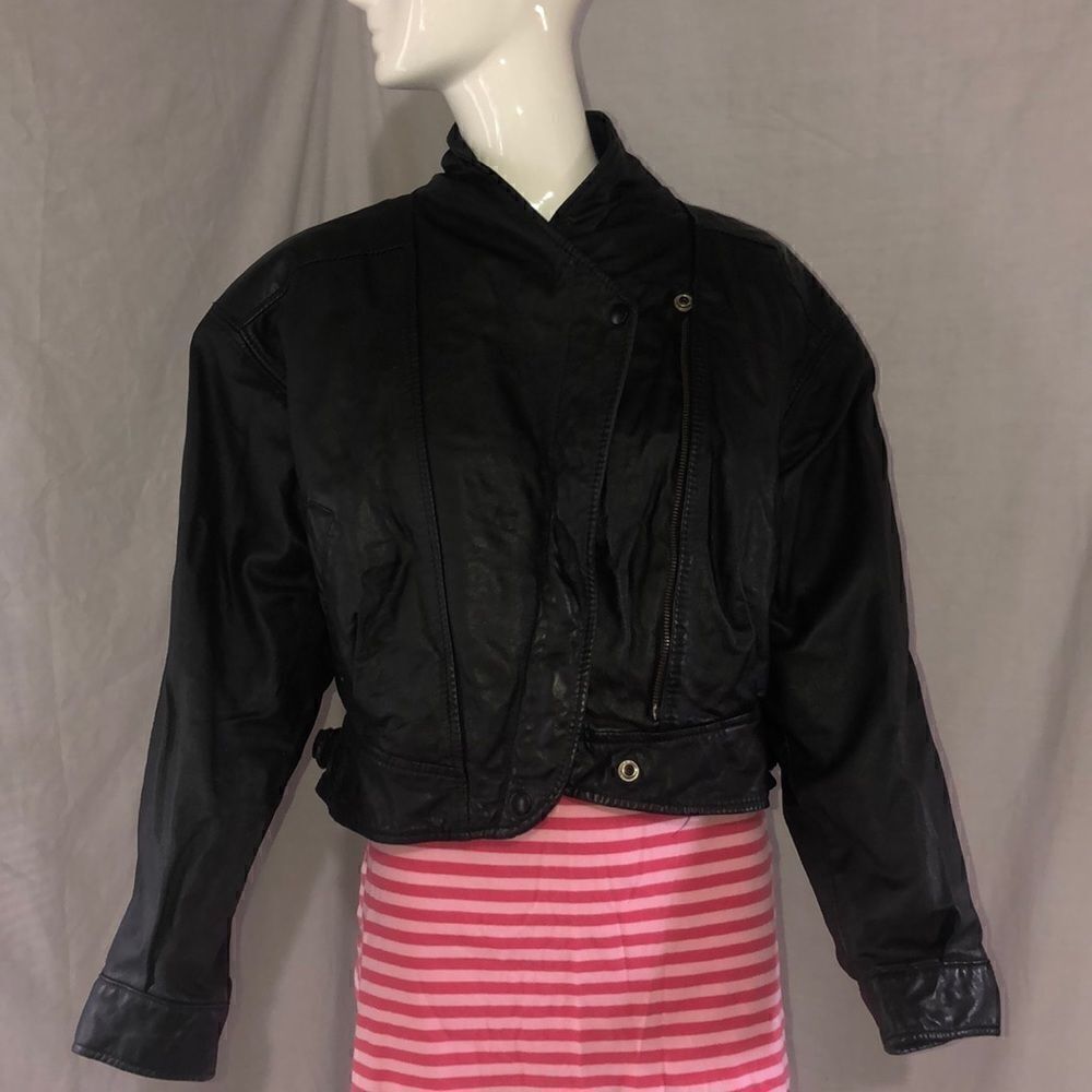 Vintage Byrnes & Baker Leather Moto Jacket